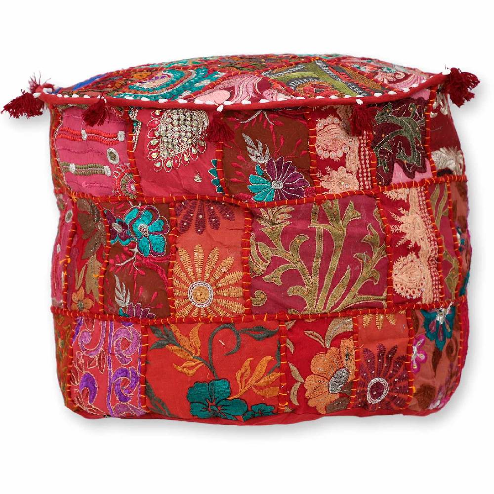 Kunst Und Magie Kissenbezug für Meditationskissen Sitzkissen Deko Boho Meditation Deko nachhaltig Zero Waist