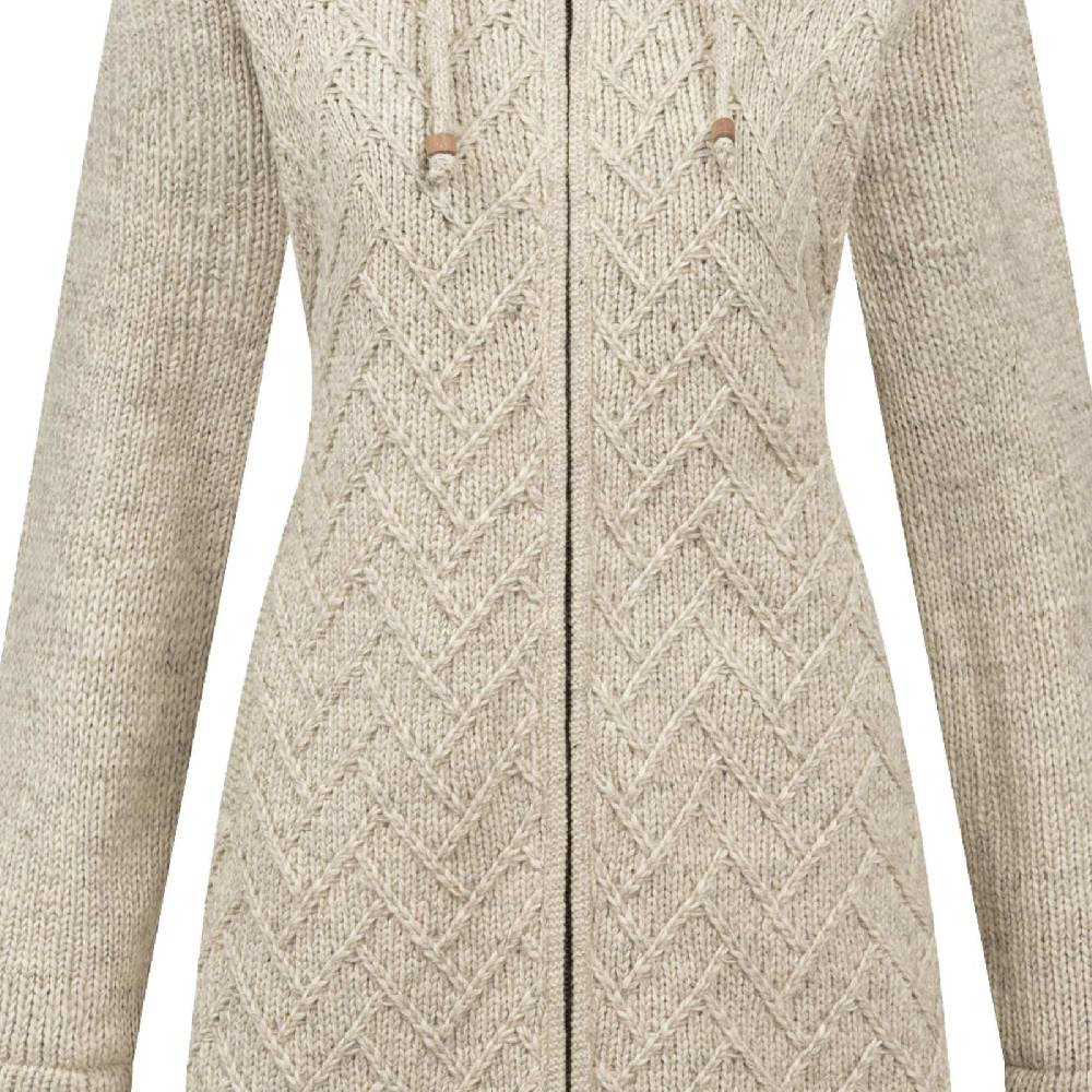 Kunst Und Magie Klassische Damen Strickjacke Kurzmantel Winter Mantel Wolle Jacke Wollmantel Kapuze