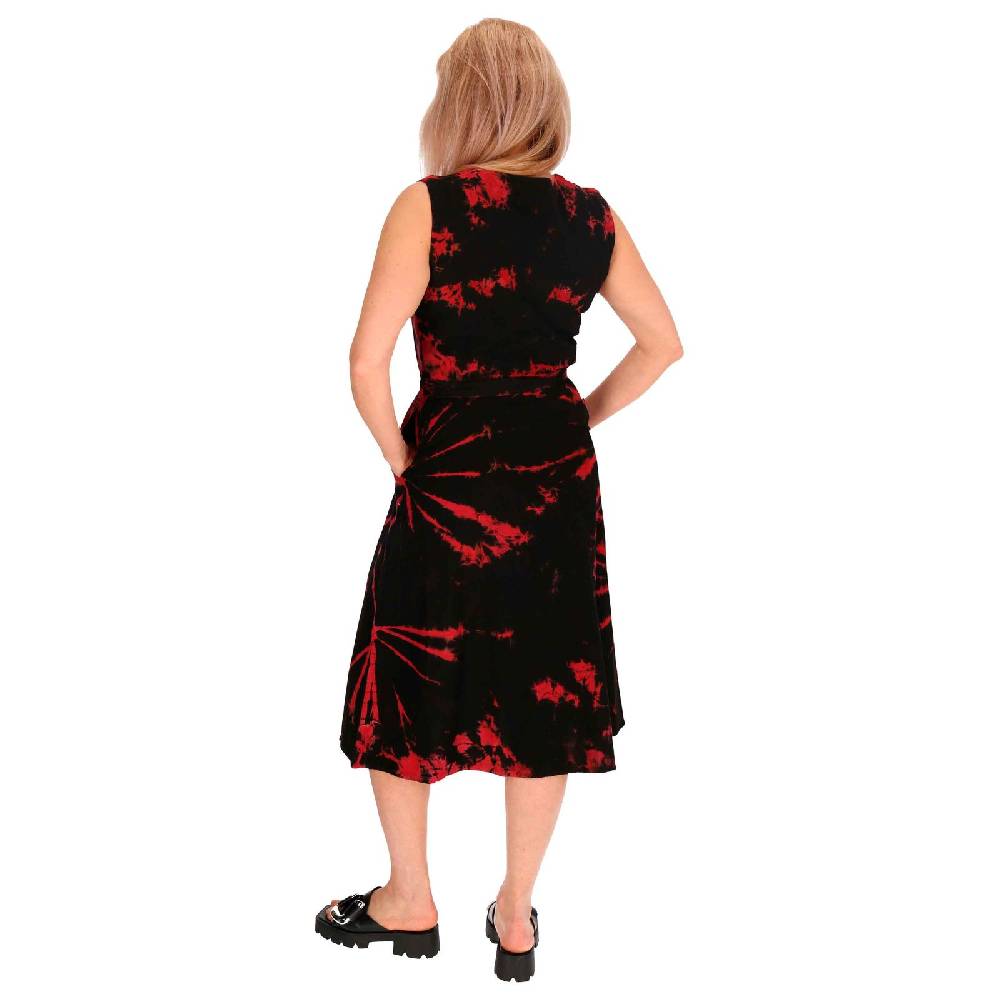 Kunst Und Magie Kleid Batik Sommerkleid Baumwoll Kleid Boho Ibiza Geköpft Hippie Tie Dye