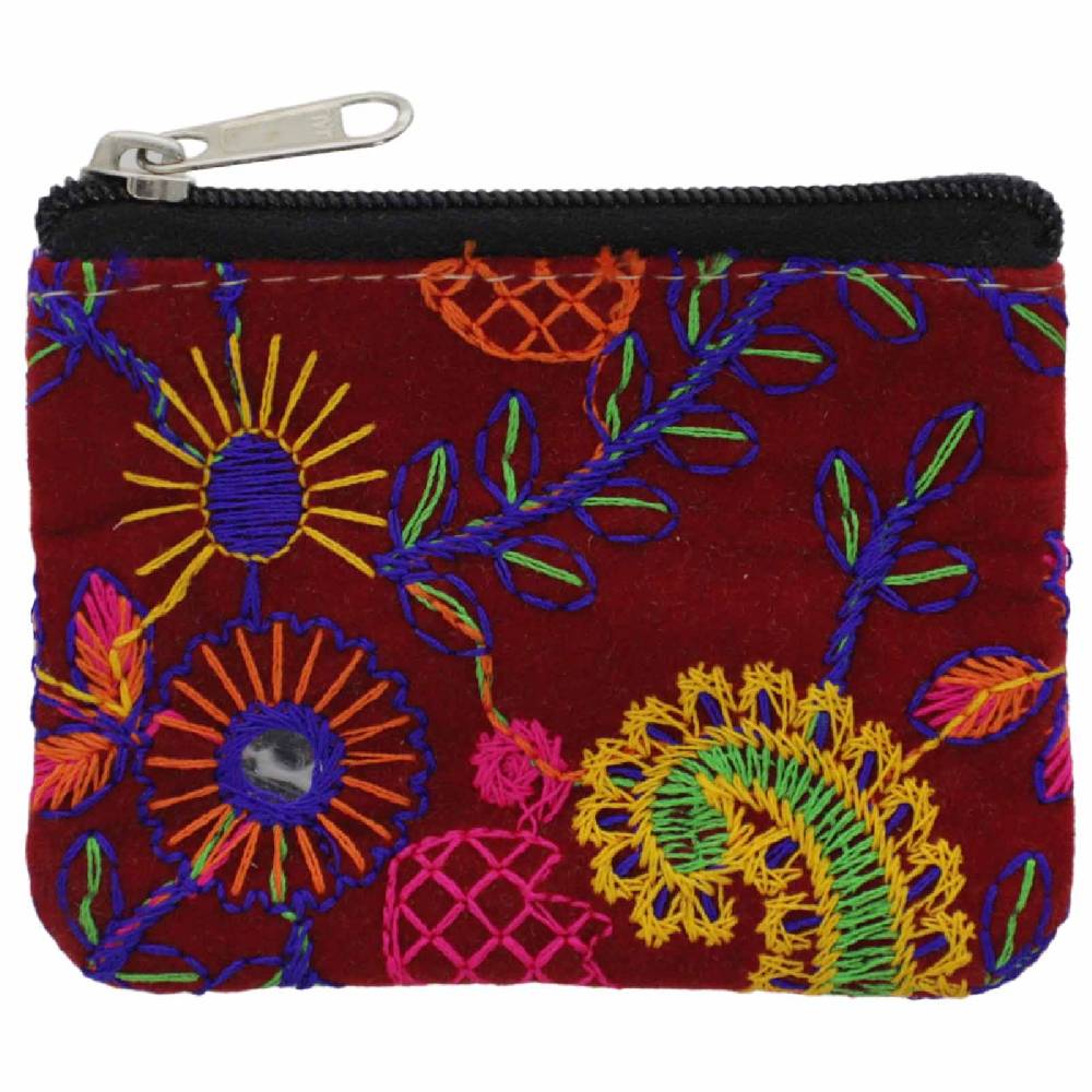 Kunst Und Magie Kleine Geldbörse Böse Geldbeutel Münzbeutel Boho Nachhaltig Fair verschiedene Farben