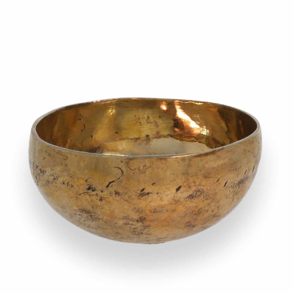 Kunst Und Magie Kleine Klangschale mit Klöppel Klangmassage Ø 10cm - 250g #D Nepal