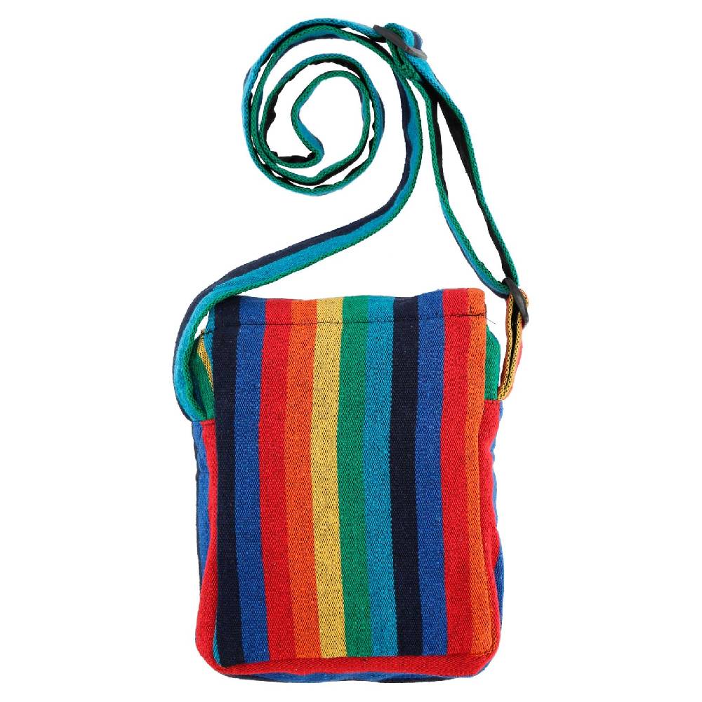 Kunst Und Magie Kleine Regenbogen Schultertasche Hippie Handtasche Goa Tasche Mit Schulterriemen Damen Herren Rainbow
