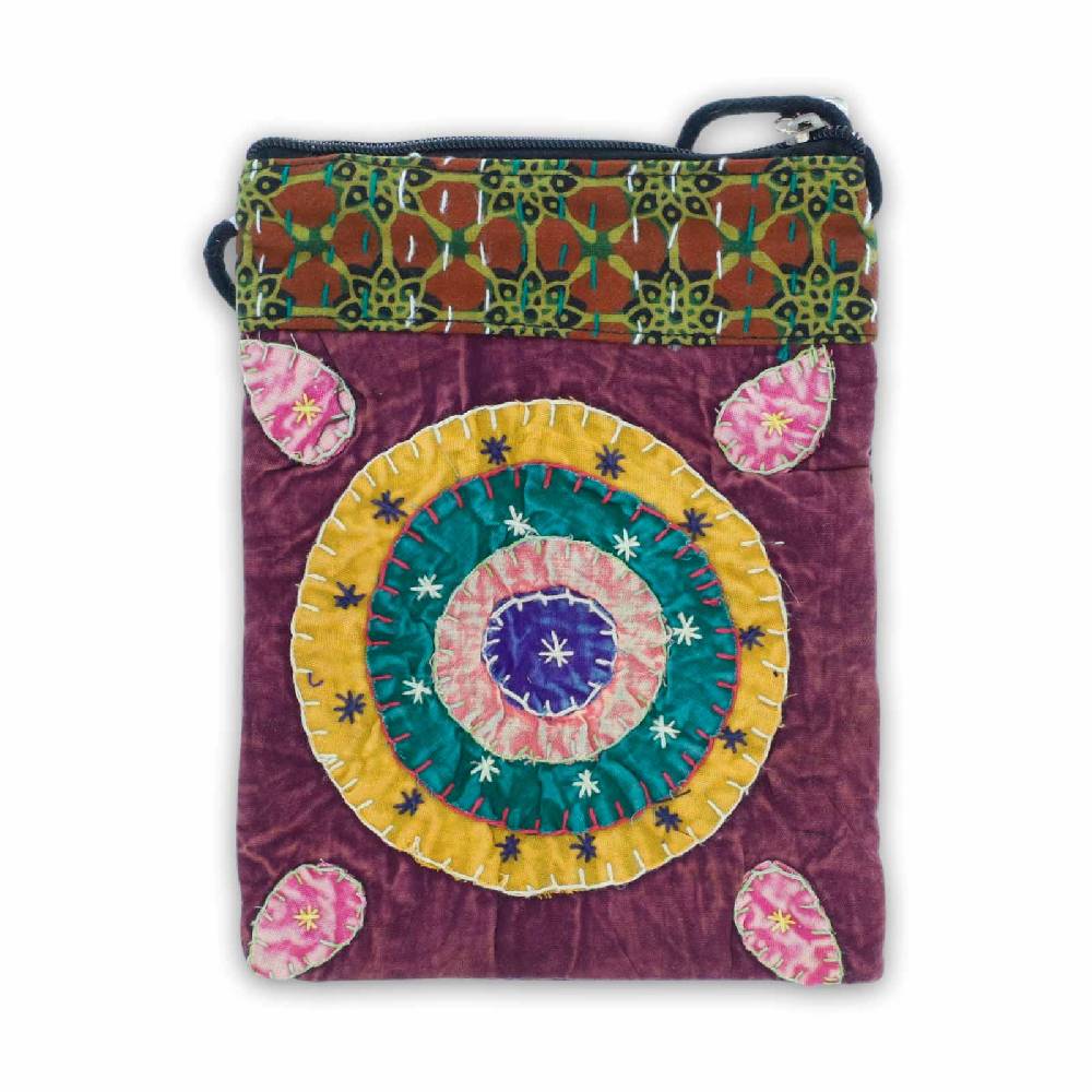 Kunst Und Magie Kleine Umhängetasche Brustbeutel Handytasche Hippie Goa Nachhaltig No Waist