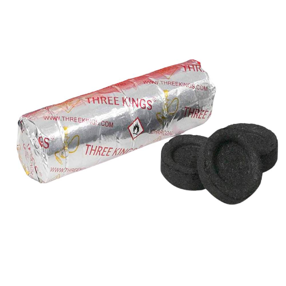 Kunst Und Magie Kohletabletten Three Kings 4 cm Räucherkohle Shishakohle