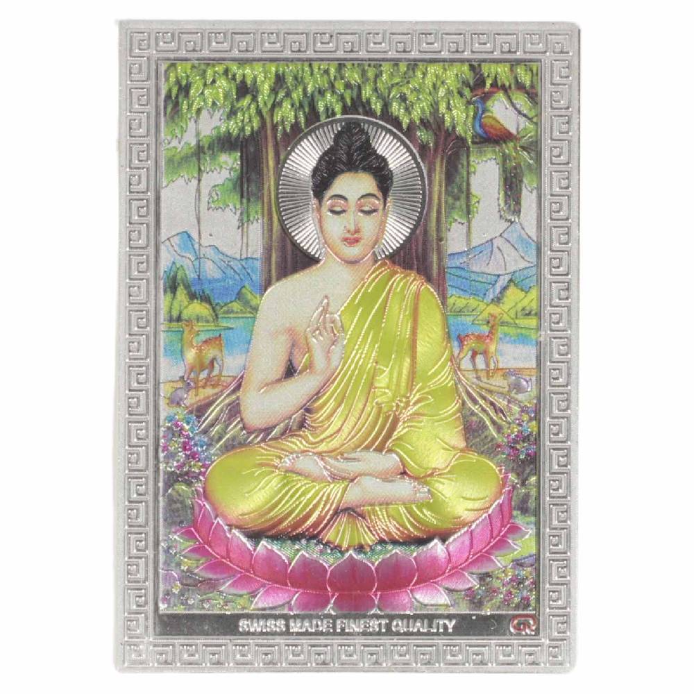 Kunst Und Magie Kühlschrankmagnet mit meditierendem Buddha Magnet für Whiteboard ca 8,5x 6cm