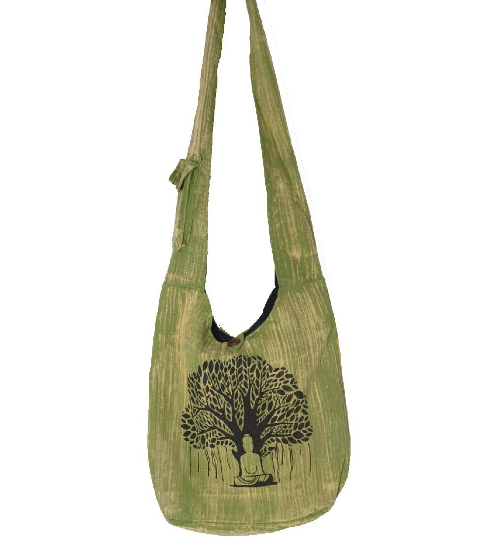 Kunst Und Magie Kultige Schultertasche BABA BAG Goa Umhängetasche Baum