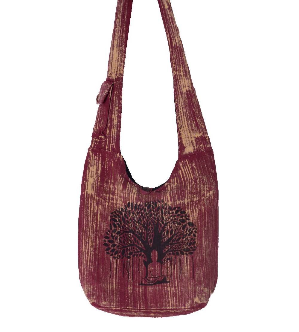 Kunst Und Magie Kultige Schultertasche BABA BAG Goa Umhängetasche Baum