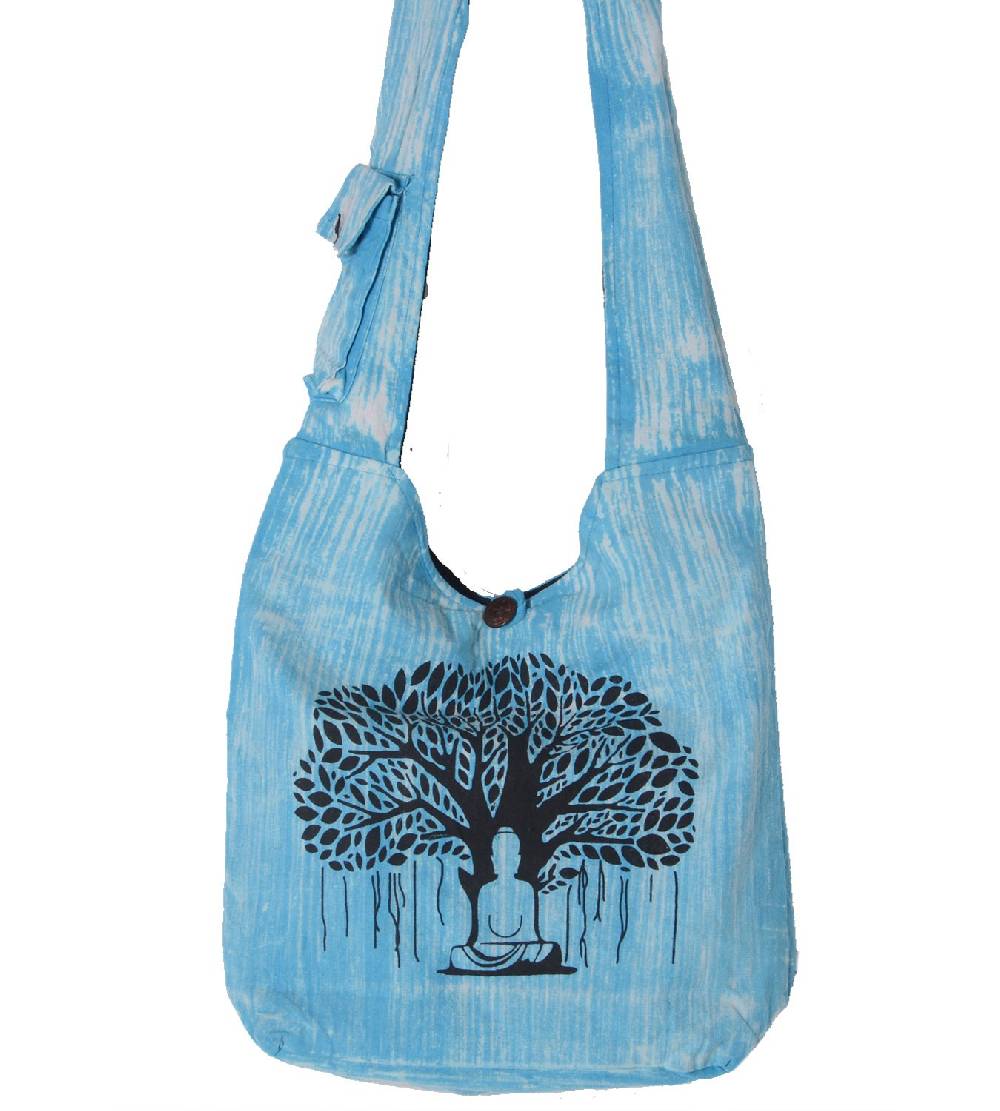 Kunst Und Magie Kultige Schultertasche BABA BAG Goa Umhängetasche Baum