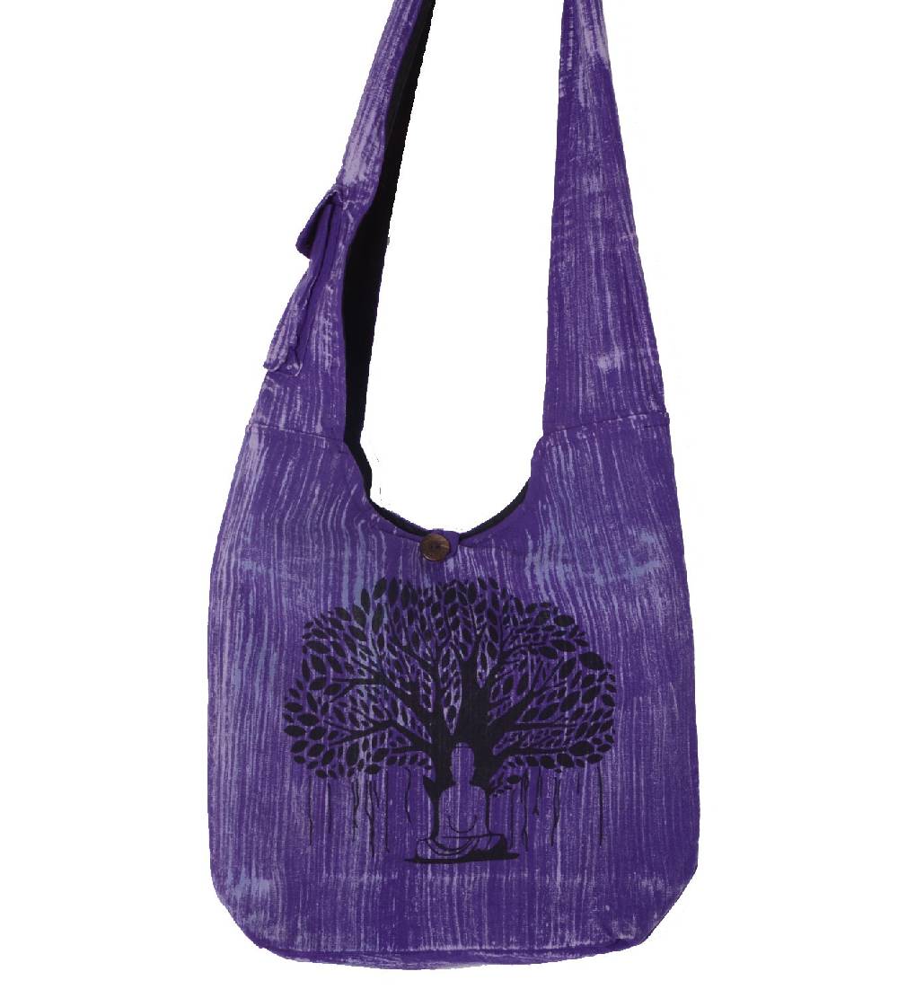 Kunst Und Magie Kultige Schultertasche BABA BAG Goa Umhängetasche Baum