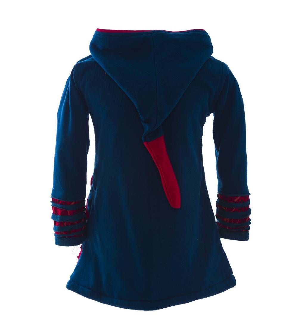 Kunst Und Magie Kunst & Magie Kinder Cutwork Hippiejacke Mit Zipfelkapuze