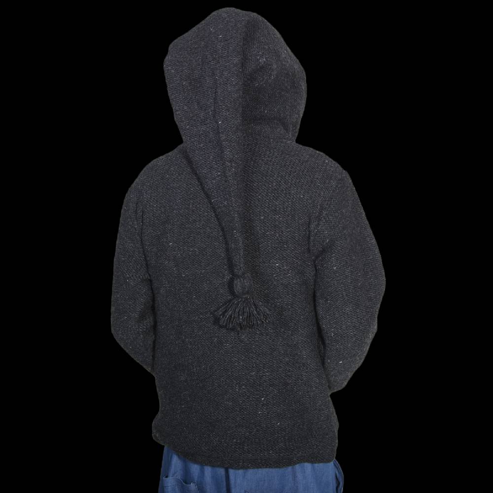 Kunst Und Magie Kunst & Magie Unisex Strick- Wolljacke Abnehmbare Zipfelkapuze