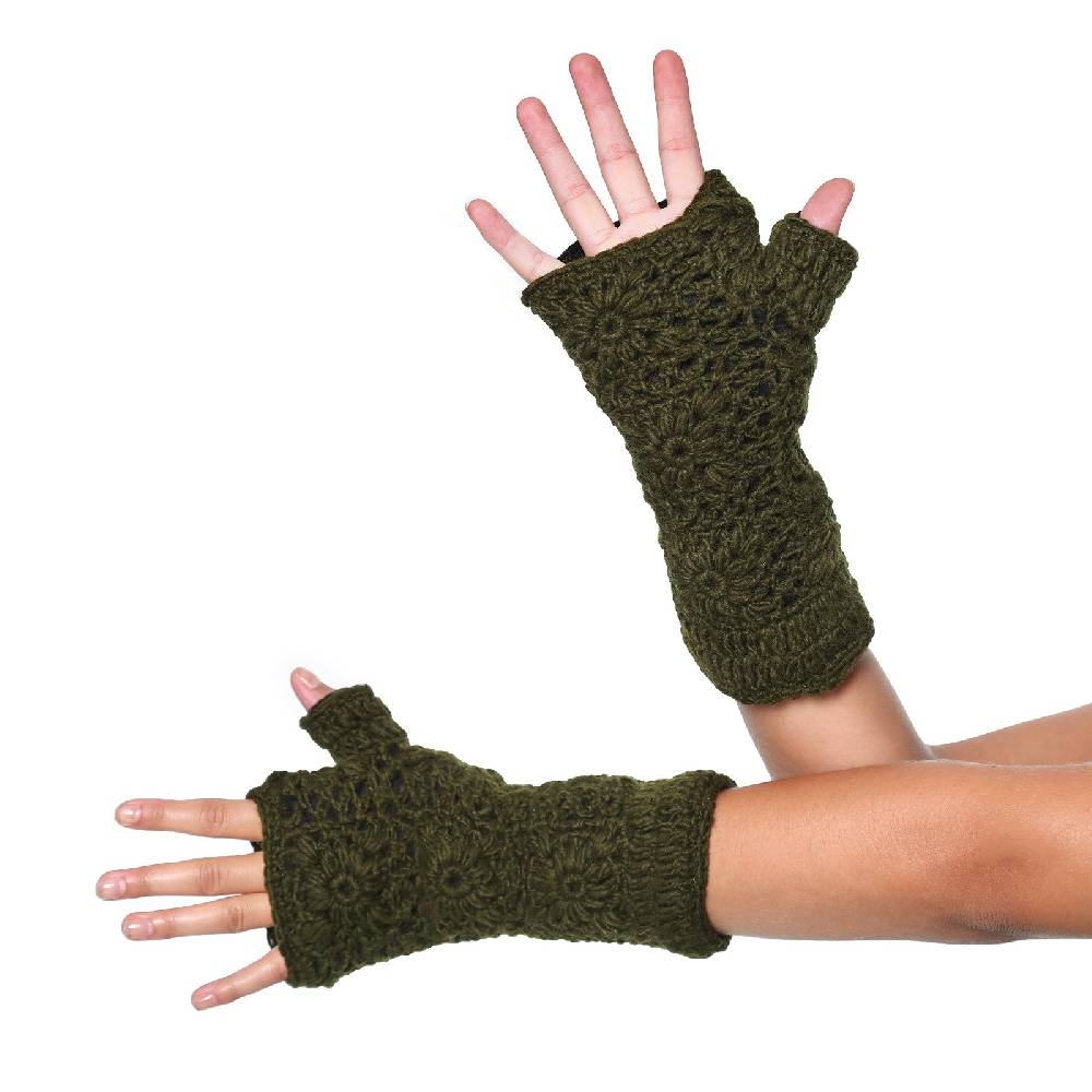 Kunst Und Magie Kunst Und Magie Armstulpen Stulpen Handwärmer Aus Wolle Mit Fleecefutter Strickstulpen Boho