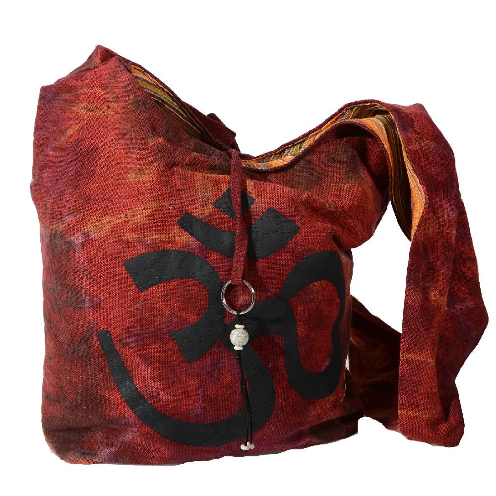 Kunst Und Magie Kunst Und Magie Batik Schultertasche Umhängetasche Mit Om Motiv