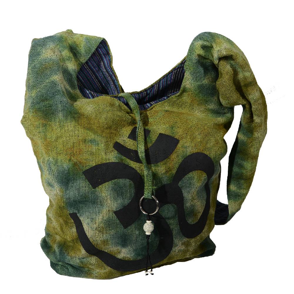 Kunst Und Magie Kunst und Magie Batik Schultertasche Umhängetasche mit Om Motiv