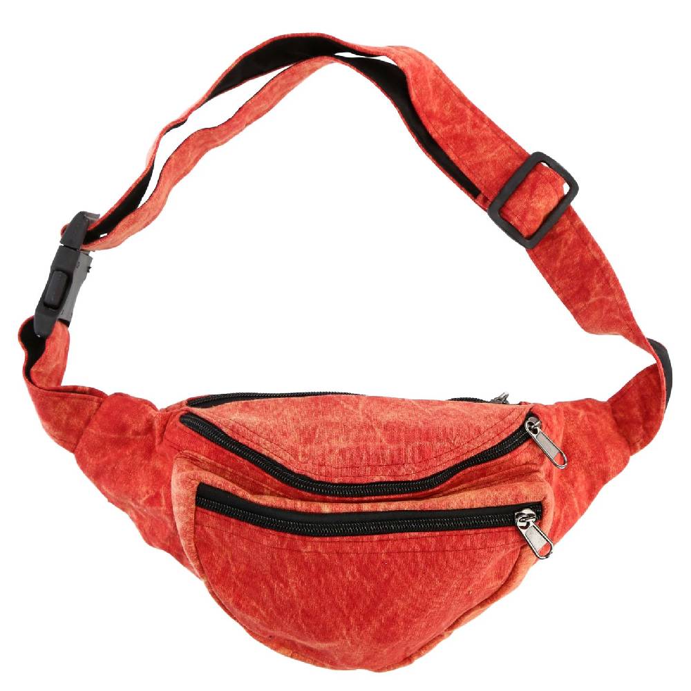 Kunst Und Magie Kunst Und Magie Bauchtasche Bunte Boho Goa Crossbody Schulter Gürteltasche Hüfttasche Stonewashed Unisex