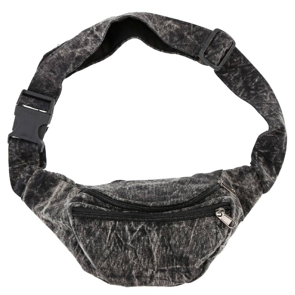 Kunst Und Magie Kunst und Magie Bauchtasche Bunte Boho Goa Crossbody Schulter Gürteltasche Hüfttasche Stonewashed Unisex