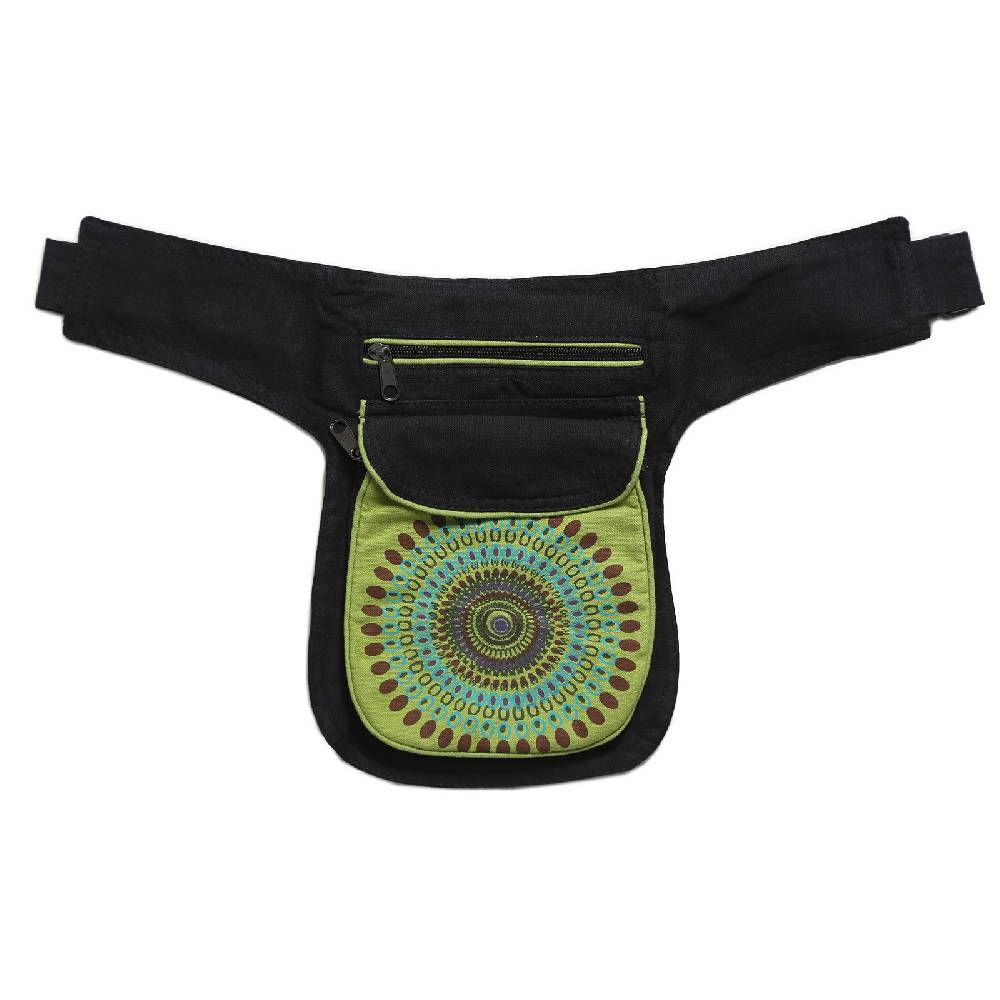 Kunst Und Magie Kunst Und Magie Bauchtasche Mandala-Print Gürteltasche Festivaltasche Sidebag