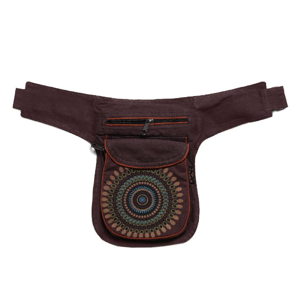 Kunst Und Magie Kunst Und Magie Bauchtasche Mandala-Print Gürteltasche Festivaltasche Sidebag