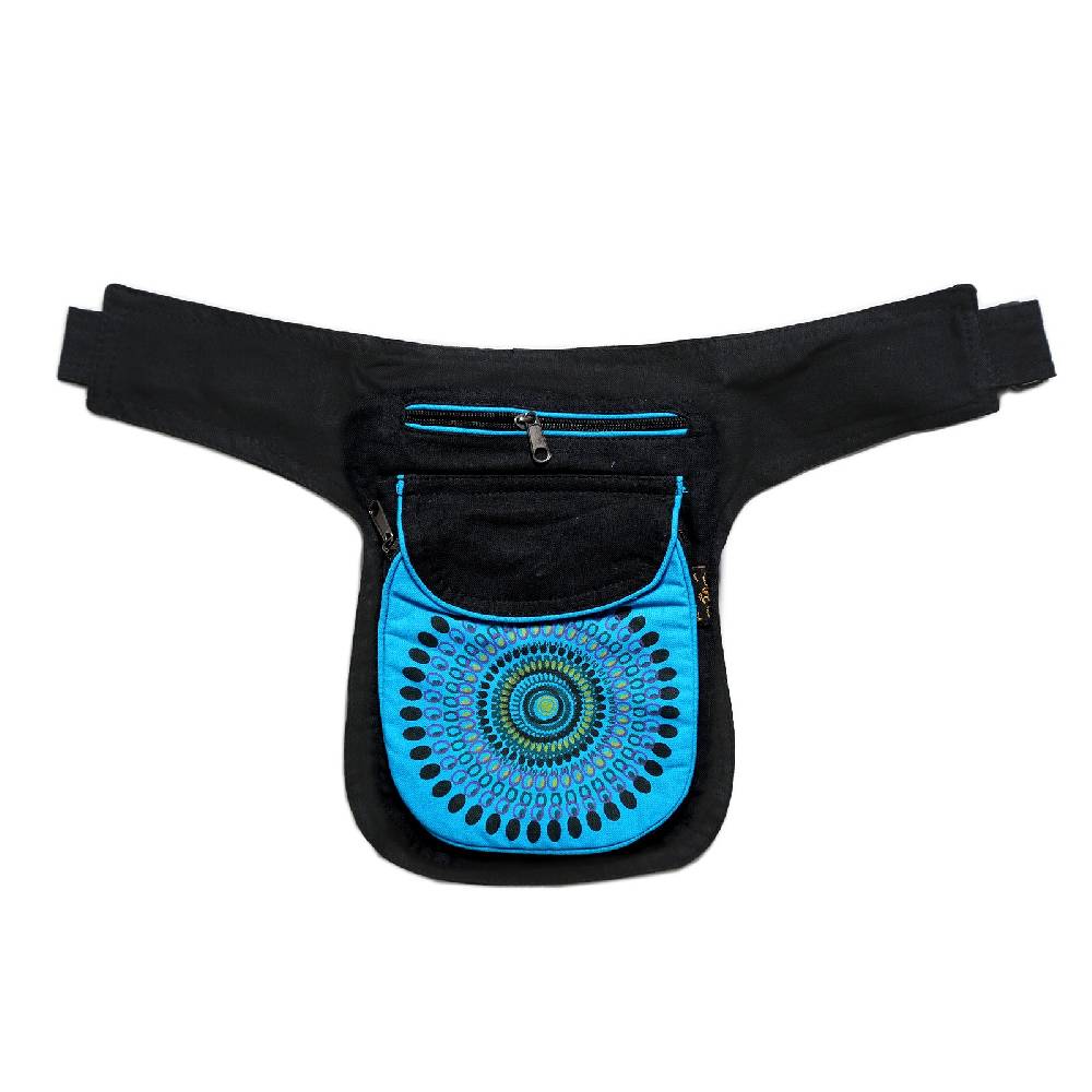 Kunst Und Magie Kunst Und Magie Bauchtasche Mandala-Print Gürteltasche Festivaltasche Sidebag