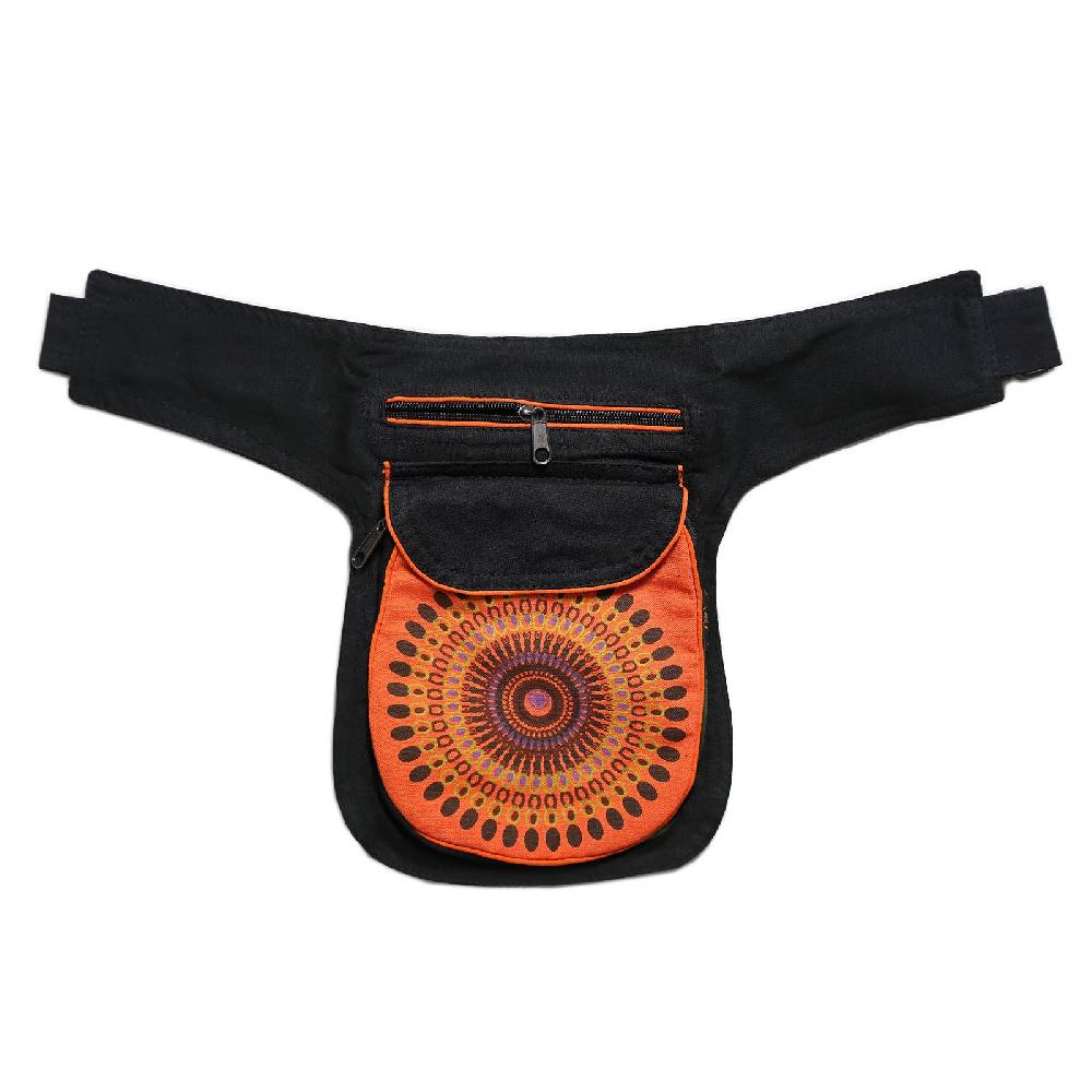 Kunst Und Magie Kunst und Magie Bauchtasche Mandala-Print Gürteltasche Festivaltasche Sidebag