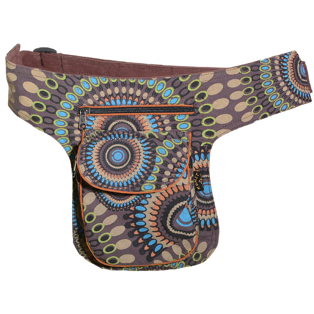 Kunst Und Magie KUNST UND MAGIE Bauchtasche Mandala-Print Gürteltasche Festivaltasche