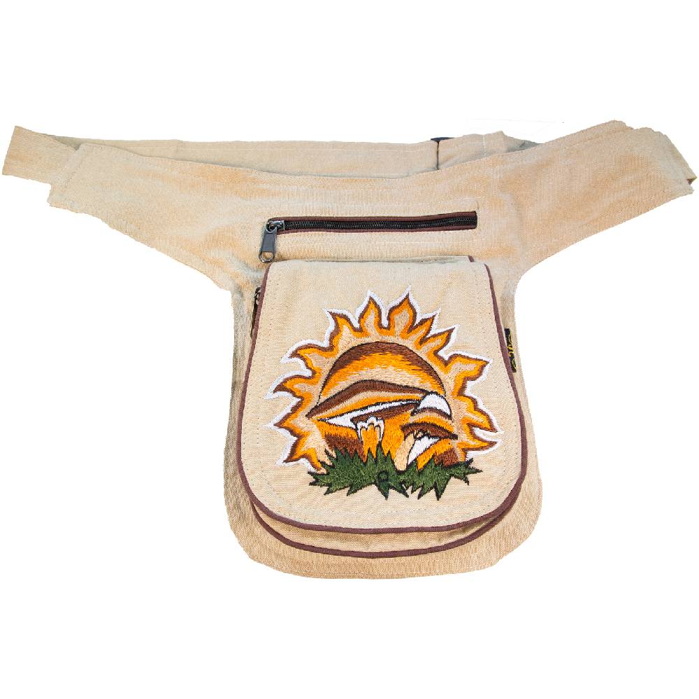 Kunst Und Magie KUNST UND MAGIE Bauchtasche Mushroom Gürteltasche Festivaltasche Sidebag