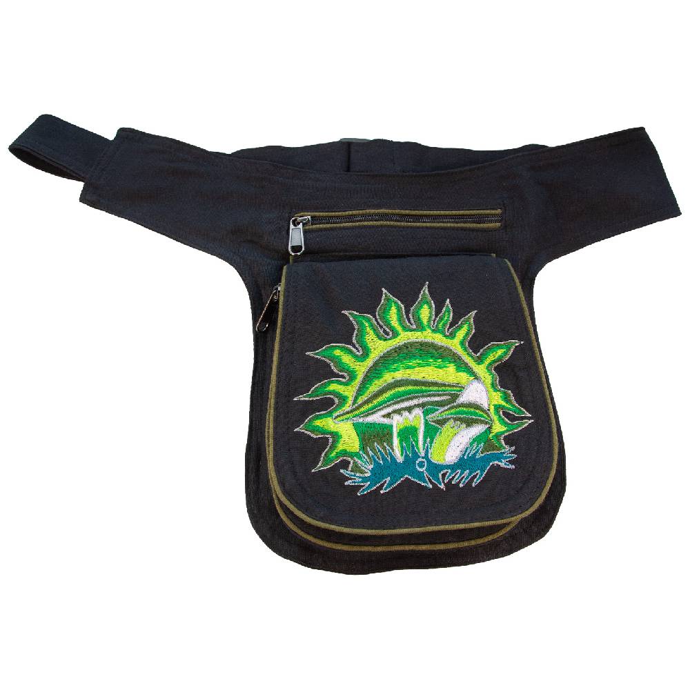 Kunst Und Magie KUNST UND MAGIE Bauchtasche Mushroom Gürteltasche Festivaltasche Sidebag