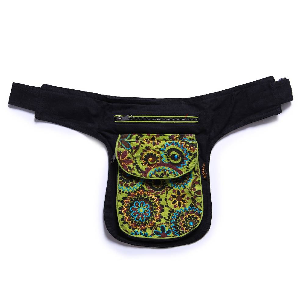 Kunst Und Magie Kunst Und Magie Bestickte Bauchtasche Sidebag Gürteltasche Festivaltasche Hundesport