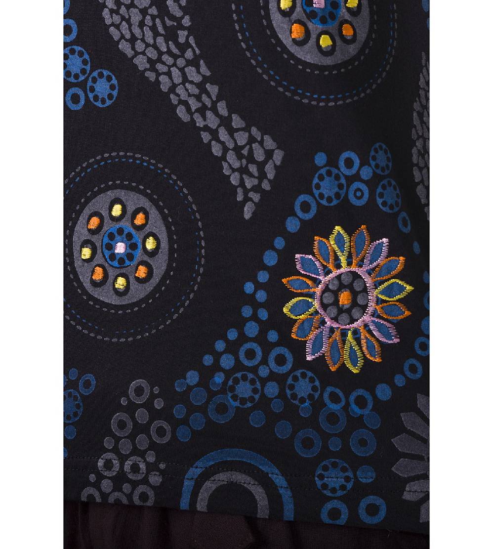 Kunst Und Magie Kunst Und Magie Boho Damen Sweater Oberteil Mit Stickereien