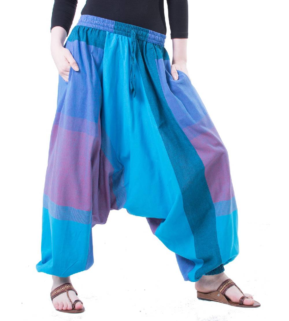 Kunst Und Magie Kunst Und Magie Bunte Aladin Haremshose Mit 2 Taschen