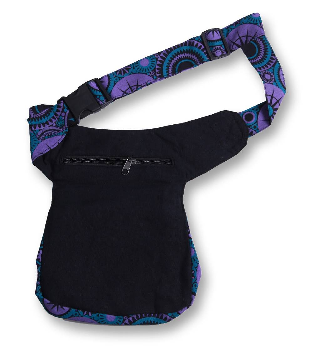Kunst Und Magie Kunst Und Magie Bunte Bauchtasche Psychedelic-Print Gürteltasche Festivaltasche