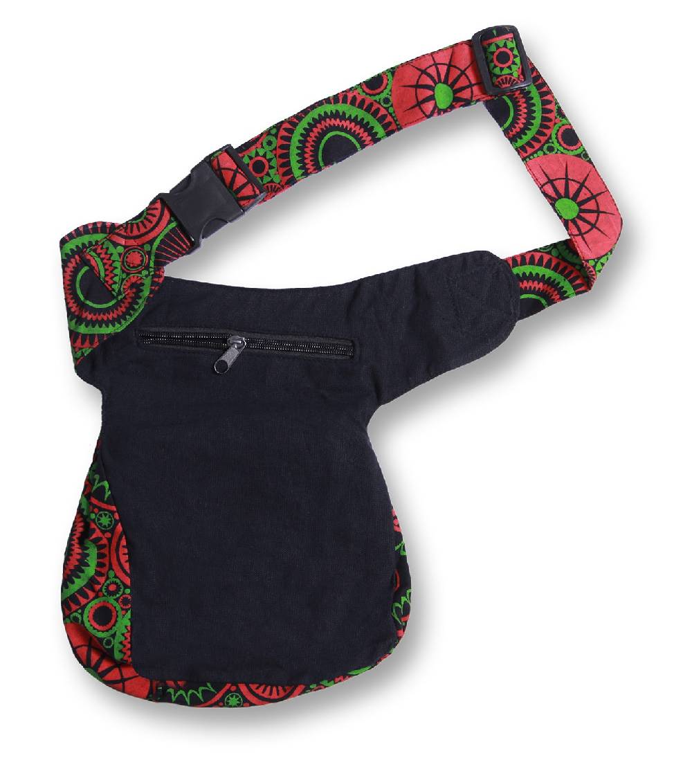 Kunst Und Magie Kunst Und Magie Bunte Bauchtasche Psychedelic-Print Gürteltasche Festivaltasche