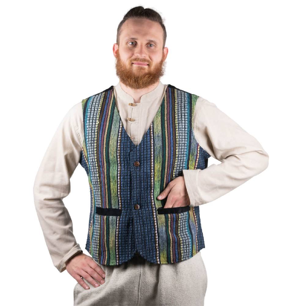 Kunst Und Magie Kunst Und Magie Bunte Herren Hippie Weste