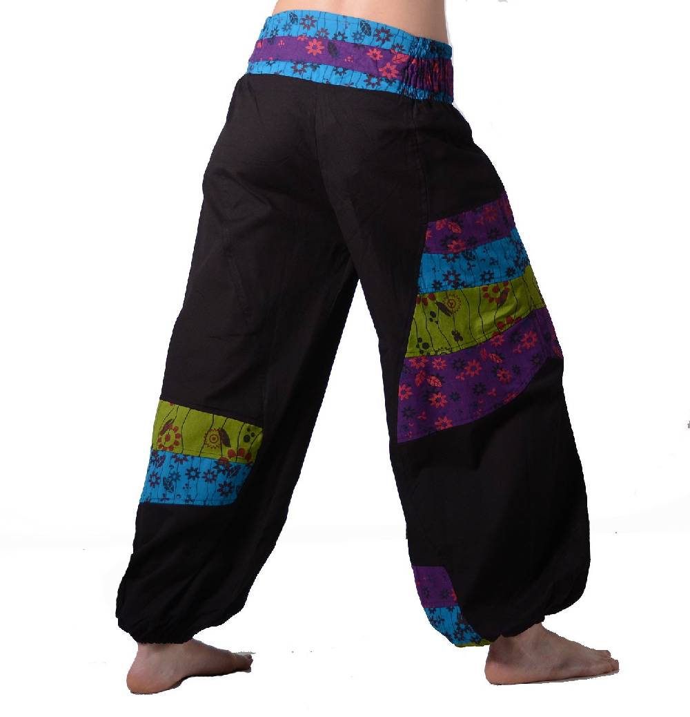 Kunst Und Magie Kunst Und Magie Bunte Hippiehose Aus Baumwolle IBIZA Strandhose Wellnesshose