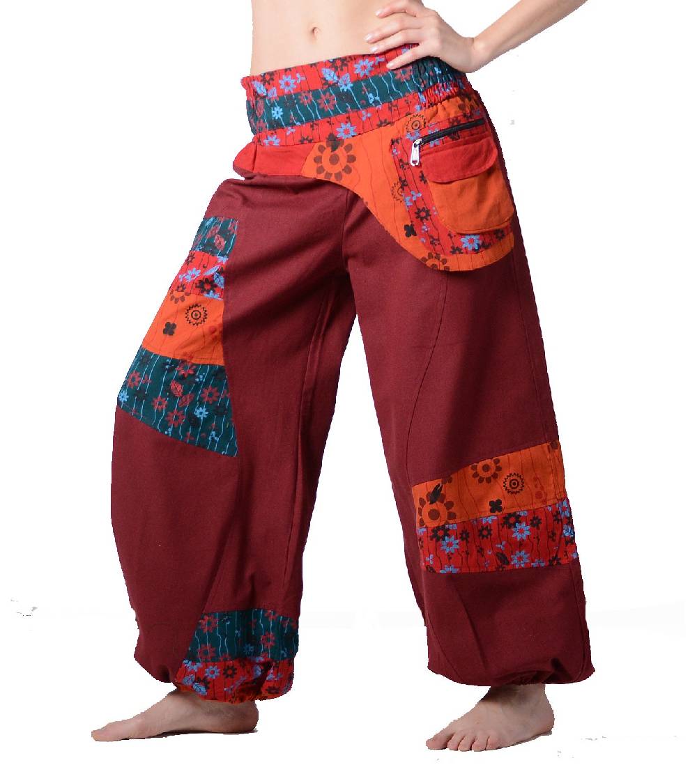 Kunst Und Magie Kunst Und Magie Bunte Hippiehose Aus Baumwolle IBIZA Strandhose Wellnesshose