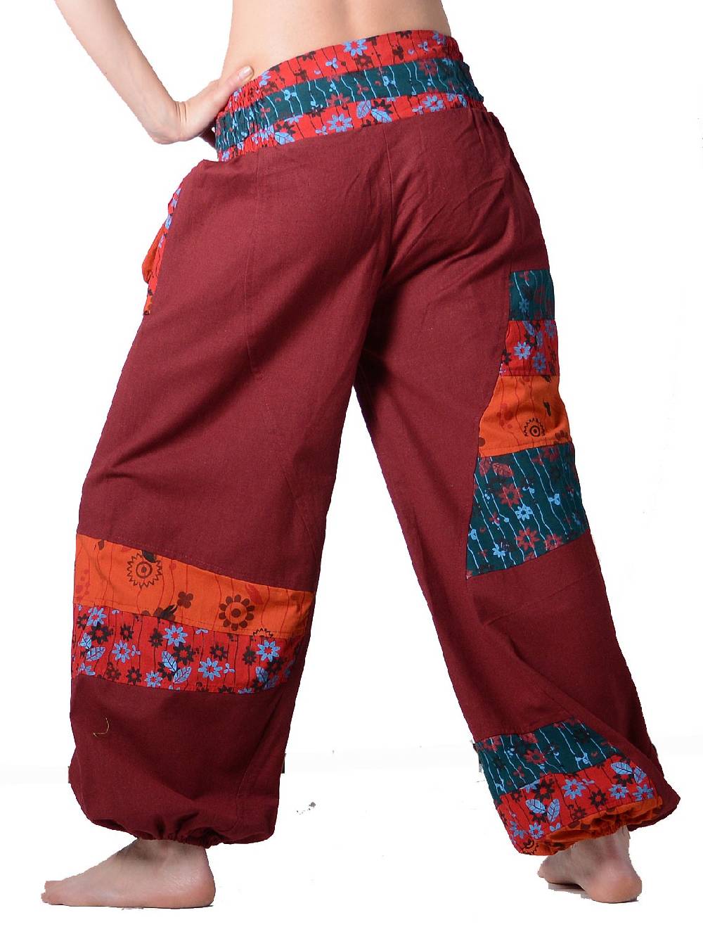 Kunst Und Magie Kunst Und Magie Bunte Hippiehose Aus Baumwolle IBIZA Strandhose Wellnesshose