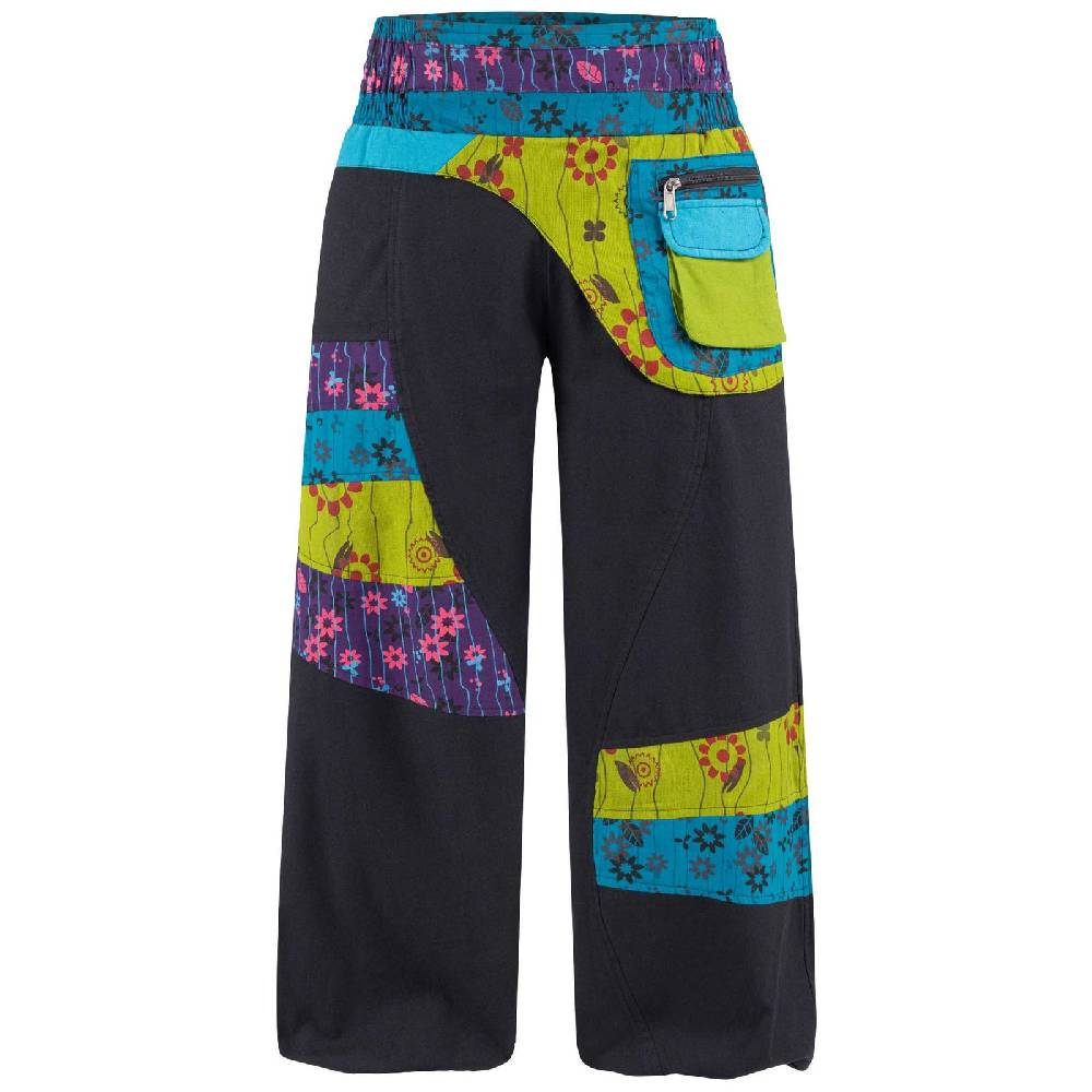 Kunst Und Magie Kunst und Magie Bunte Hippiehose aus Baumwolle IBIZA Strandhose Wellnesshose