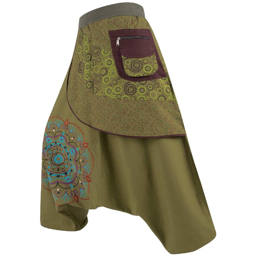 Kunst Und Magie Kunst Und Magie Bunte Ibiza Style Haremshose Aus Baumwolle Goa Wellnesshose Boho