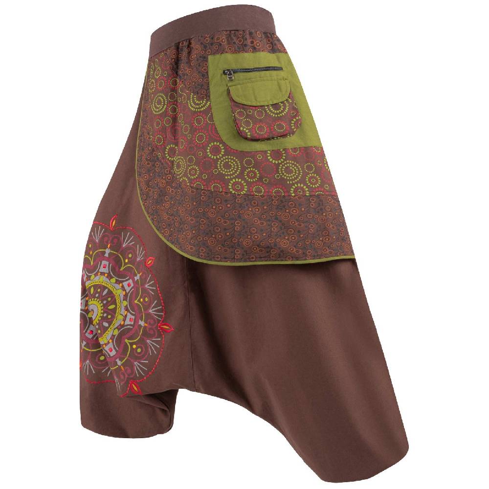 Kunst Und Magie Kunst und Magie Bunte Ibiza Style Haremshose aus Baumwolle Goa Wellnesshose Boho