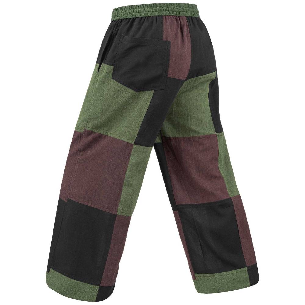 Kunst Und Magie Kunst Und Magie Bunte Patchwork Freizeit Hose Baumwolle - Unisex Hippiehose Nachhaltig