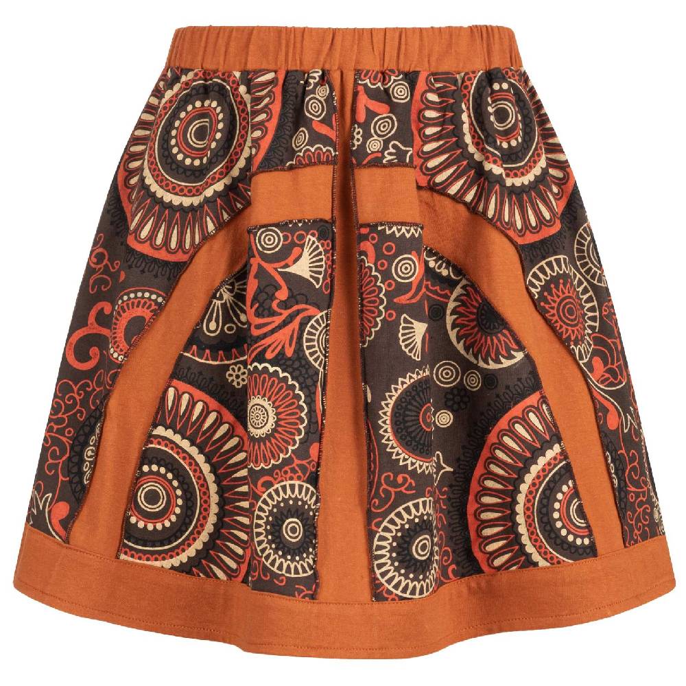 Kunst Und Magie Kunst Und Magie Bunter Damen Rock Kurzer Boho Rock Hippie Goa