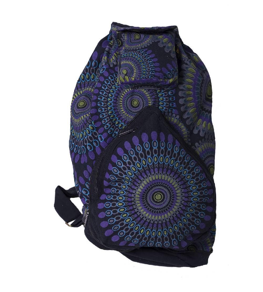 Kunst Und Magie Kunst Und Magie Bunter Hippie Rucksack Faltrucksack