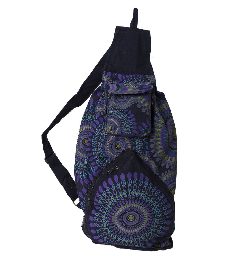 Kunst Und Magie Kunst Und Magie Bunter Hippie Rucksack Faltrucksack
