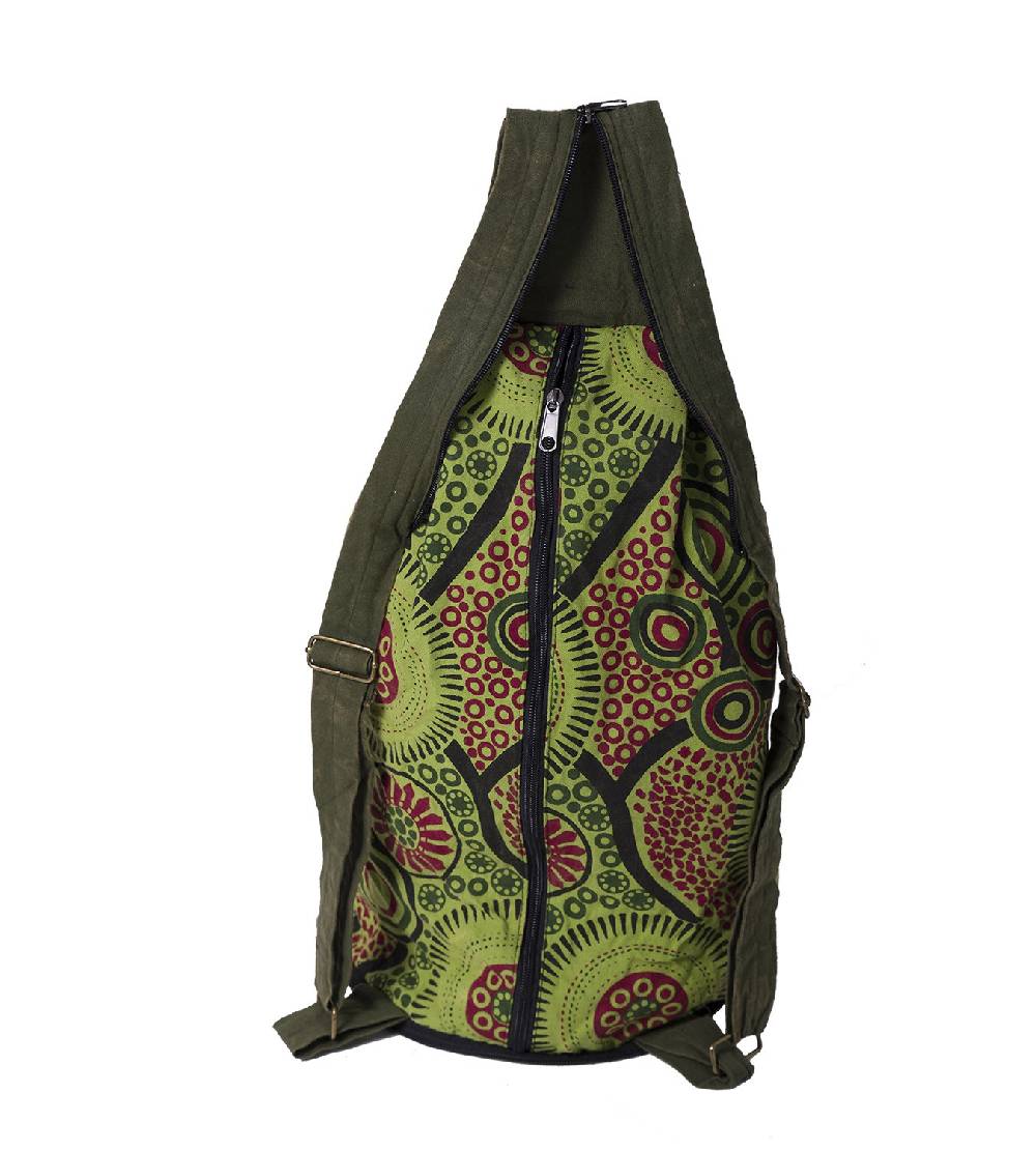 Kunst Und Magie Kunst Und Magie Bunter Hippie Rucksack "Peace"