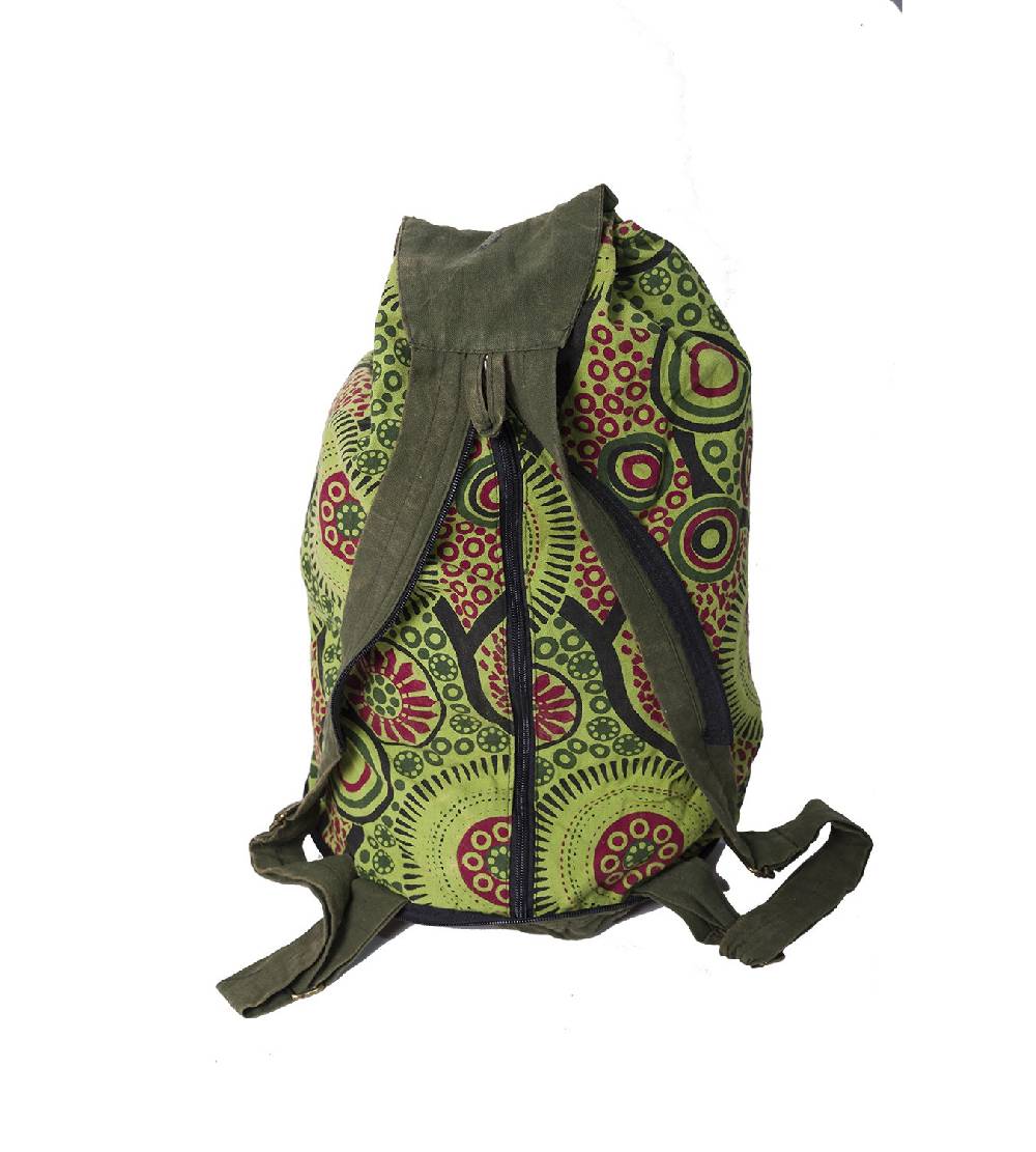 Kunst Und Magie Kunst Und Magie Bunter Hippie Rucksack "Peace"