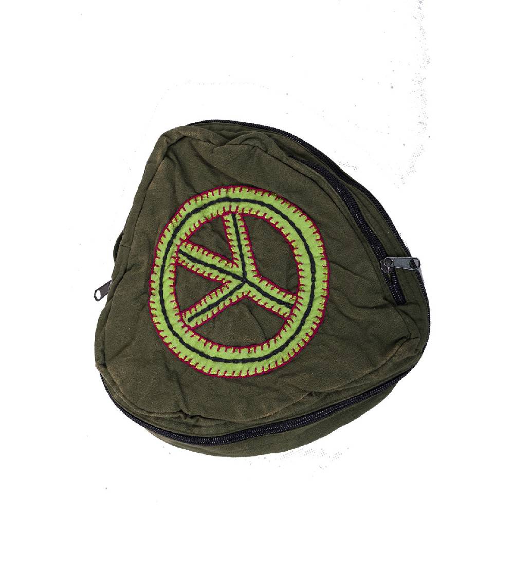 Kunst Und Magie Kunst Und Magie Bunter Hippie Rucksack "Peace"