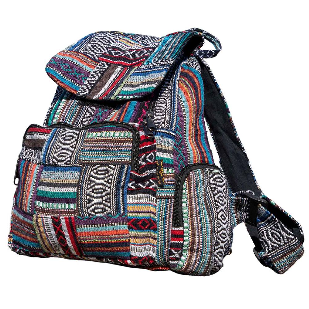 Kunst Und Magie Kunst Und Magie Bunter Hippie Rucksack Tagesrucksack Daypack Nepal Fair Nachhaltig