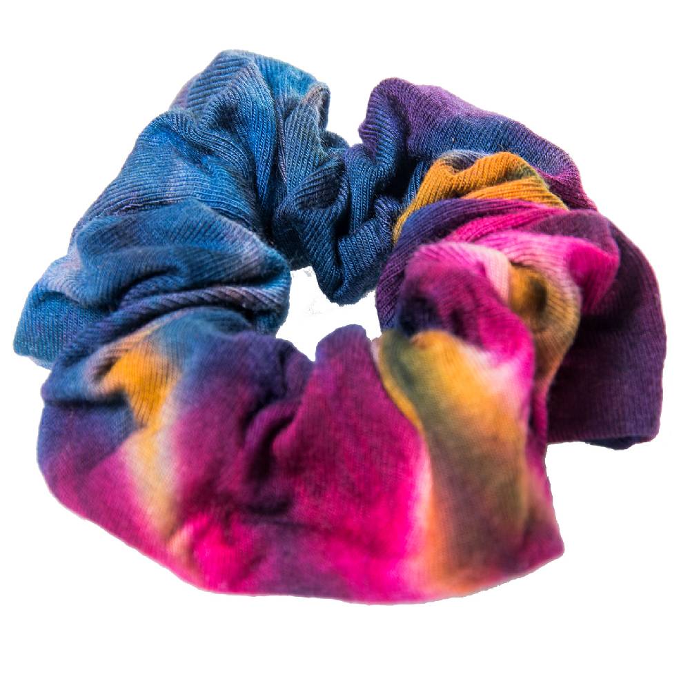 Kunst Und Magie Kunst Und Magie Buntes Haarband Goa Tie Dye Batik Hippie Haargummiband Scrunchies