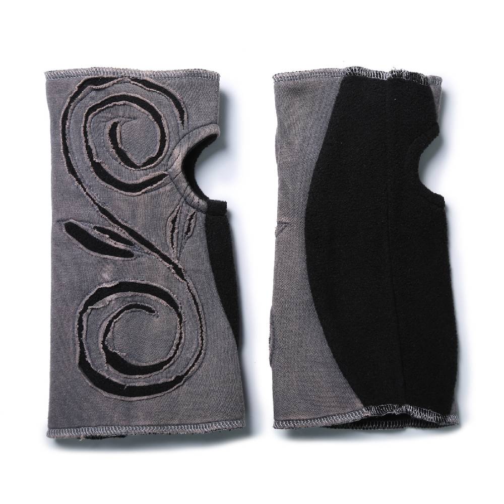 Kunst Und Magie Kunst Und Magie Cutwork Fleece Pulswärmer Armstulpen Stulpen Goa Hippie Psy Handwärmer