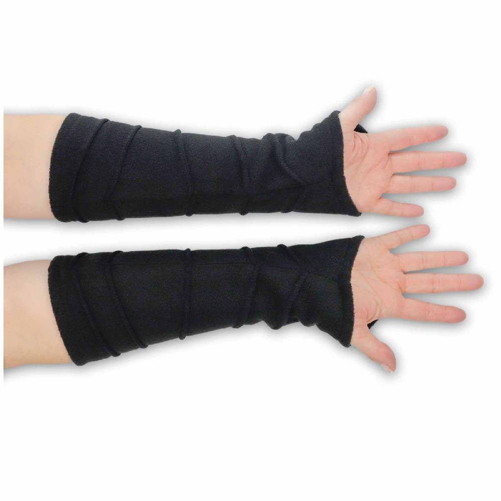 Kunst Und Magie Kunst Und Magie Damen Armstulpen Aus Fleece Stulpen Handwärmer Handschuhe Boho